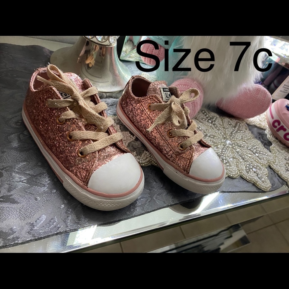 Rose Gold Converse✨💗